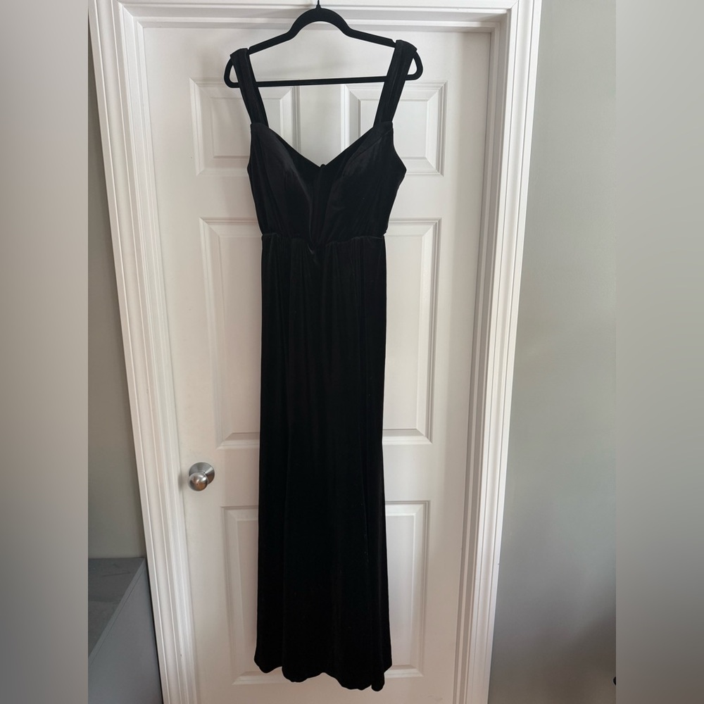 Black Velvet Gown